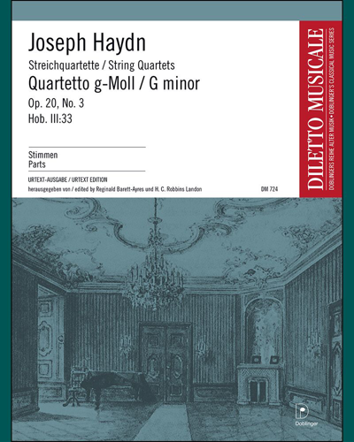 String Quartet in G minor, op. 20/3 — 海顿