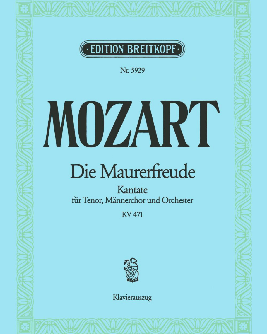 Die Maurerfreude in E-flat major, K. 471 — 莫扎特
