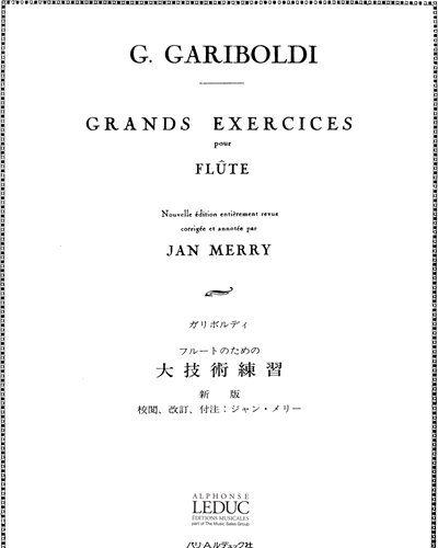Grands Exercices pour Flûte Op. 139 — Giuseppe Gariboldi