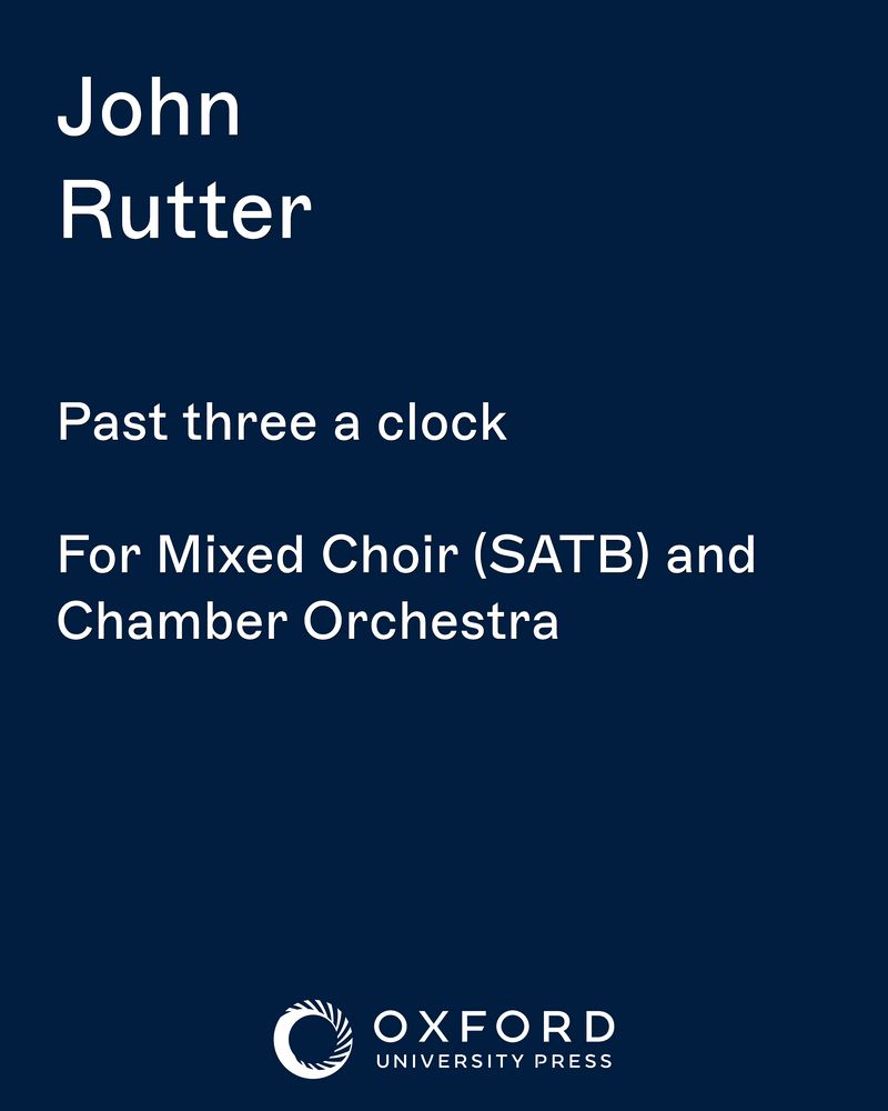 Past three a clock — 约翰·拉特