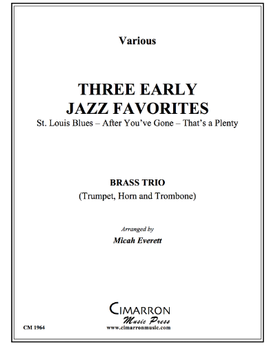 Three Early Jazz Favorites — Various
