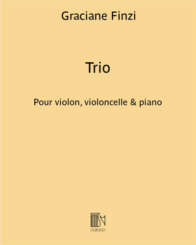 Trio for Violin, Cello & Piano — Graciane Finzi