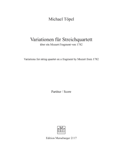 Variations for String Quartet — Michael Töpel