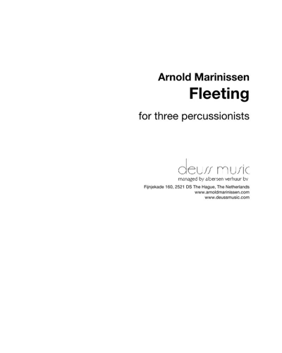Fleeting — Arnold Marinissen