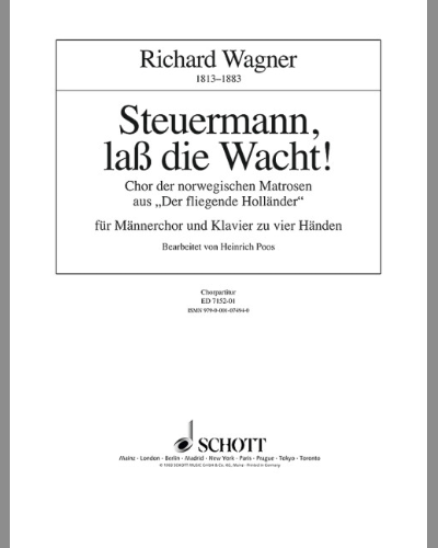 Steuermann, lass die Wacht! — 瓦格纳