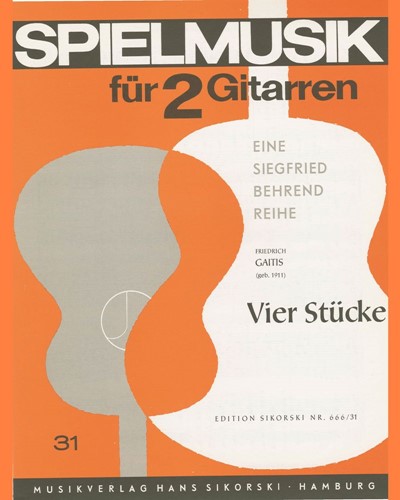 Four Pieces — Friedrich Gaitis