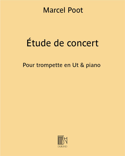 Étude de concert — Marcel Poot
