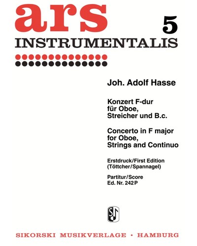 Concerto in F major — Johann Adolph Hasse
