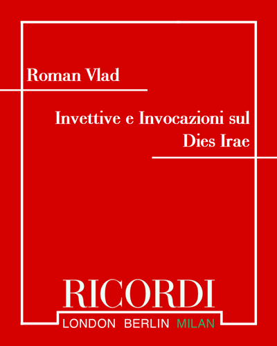 Invettive e Invocazioni Sul Dies Irae — Roman Vlad