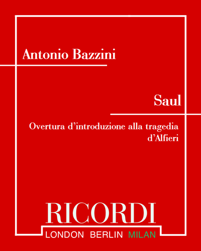 Saul — Antonio Bazzini