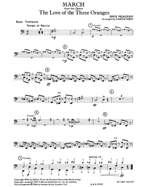 March from 'The Love of Three Oranges' — 普罗科菲耶夫