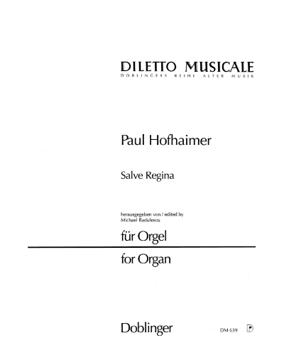 Salve Regina — Paul Hofhaimer