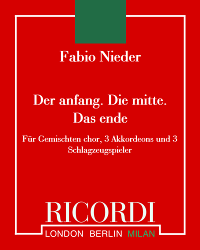 Der anfang. Die mitte. Das ende — Fabio Nieder