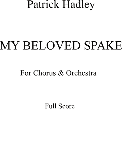 My Beloved Spake — Patrick Hadley