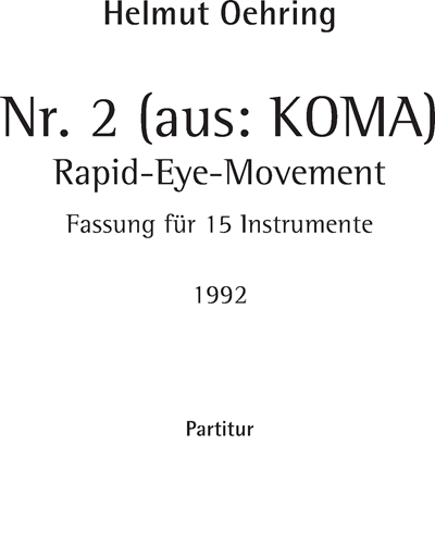 No. 2 — Helmut Oehring
