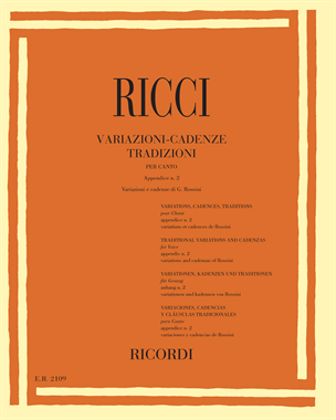 Variazioni-cadenze tradizioni per canto appendice n. 2 — Luigi Ricci