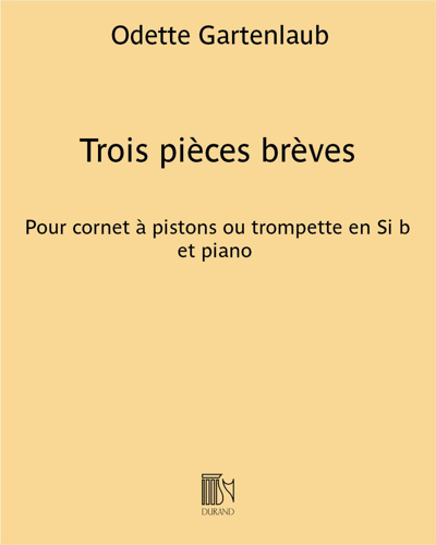 Trois pièces brèves — Odette Gartenlaub