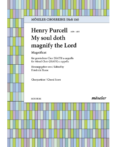 My soul doth magnify the Lord — 普赛尔