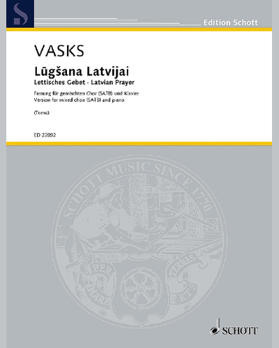 Lūgšana Latvijai — 瓦斯克斯