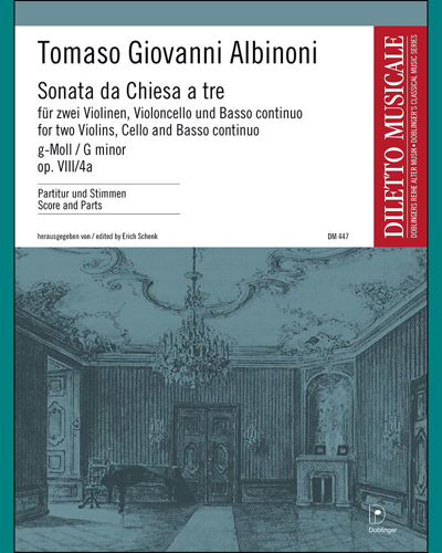 Sonata da Chiesa in G minor, op. 8/4a — Tomaso Albinoni
