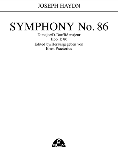 Symphony No. 86 D major — 海顿