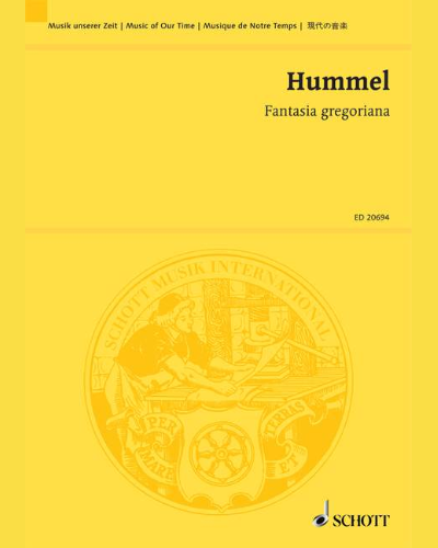 Fantasia gregoriana — Bertold Hummel