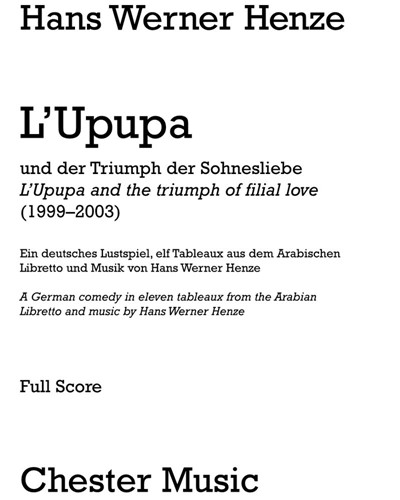 L'Upupa — 亨策