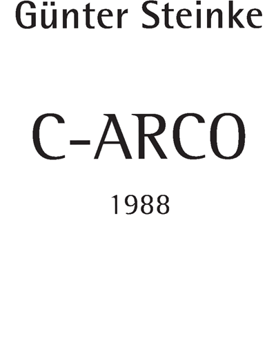 C-Arco — Guenter Steinke
