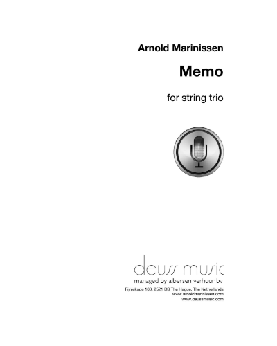 Memo — Arnold Marinissen