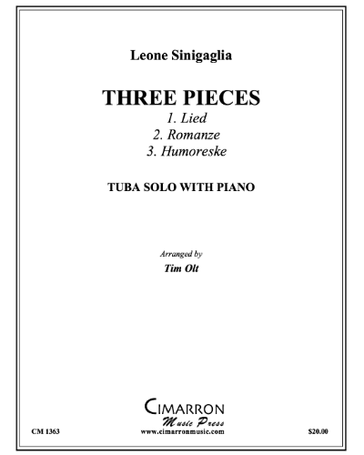 3 Pieces for Tuba and Piano — Leone Sinigaglia