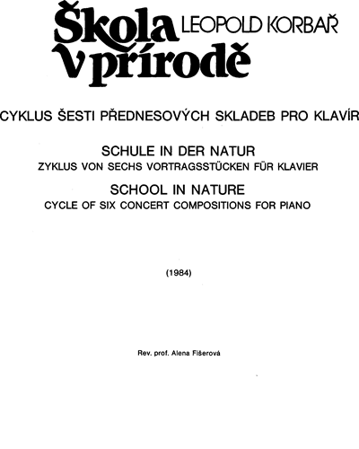 Schule in der Natur — Leopold Korbar