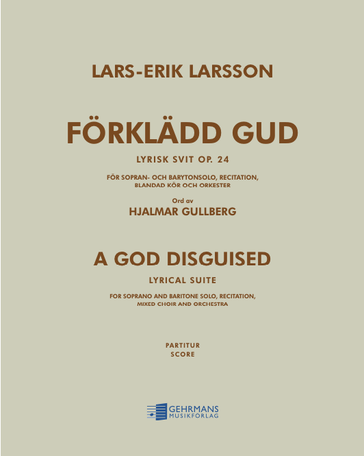 Förklädd gud, op. 24 — Lars-Erik Larsson