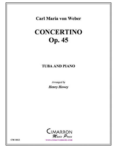 Concertino, op. 45 — 韦伯