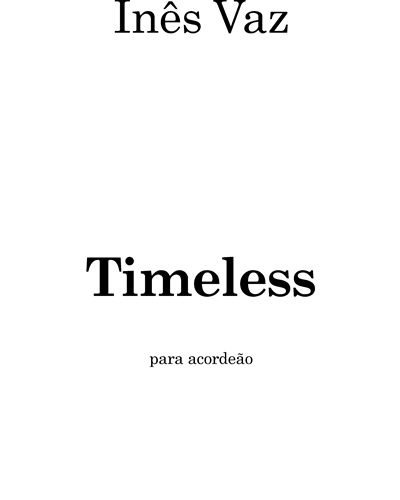 Timeless — Inês Vaz