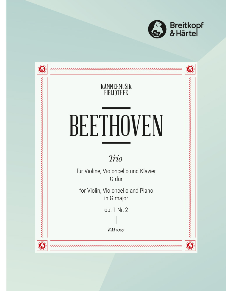 Piano Trio in G major, op. 1 No. 2 — 贝多芬