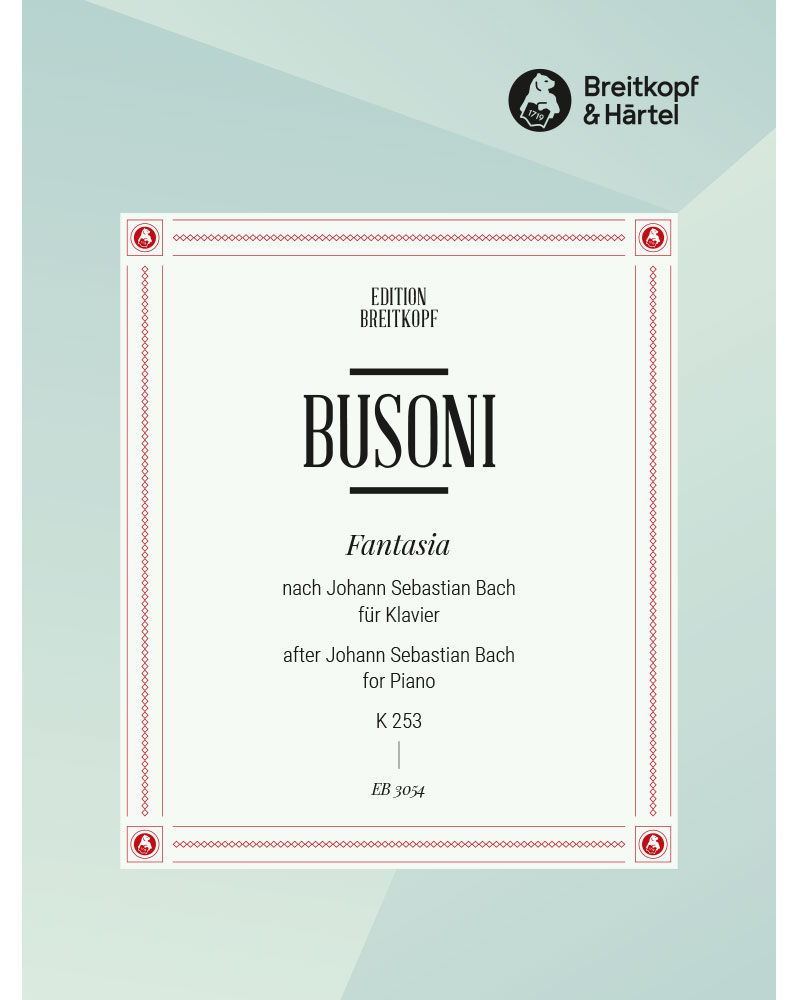 Fantasia after J. S. Bach, K 253 — Ferruccio Busoni