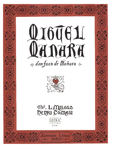 Don Juan de Mañara — Henri Tomasi
