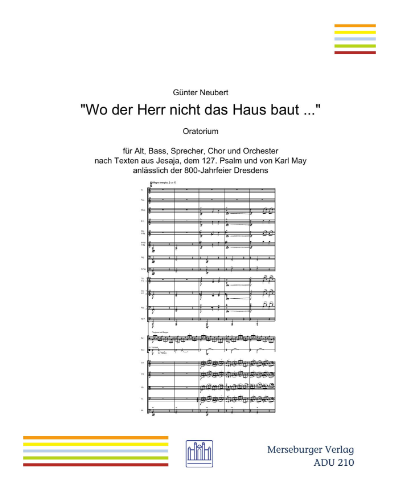 Wo der Herr nicht das Haus baut ... — Günter Neubert