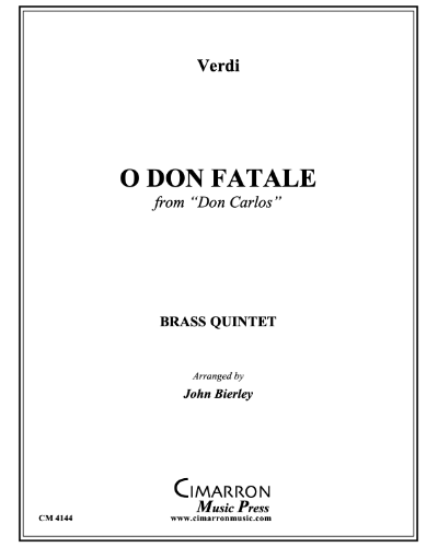 O Don Fatale (from 'Don Carlos') — 威尔第