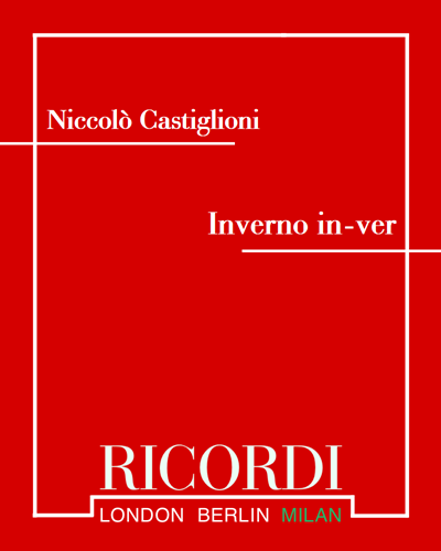 Inverno in-ver — Niccolò Castiglioni