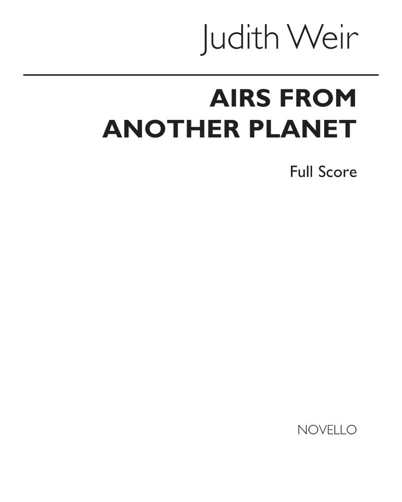 Airs from Another Planet — 朱迪思·韦尔