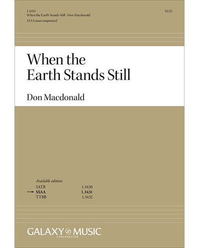 When The Earth Stands Still — Don Macdonald