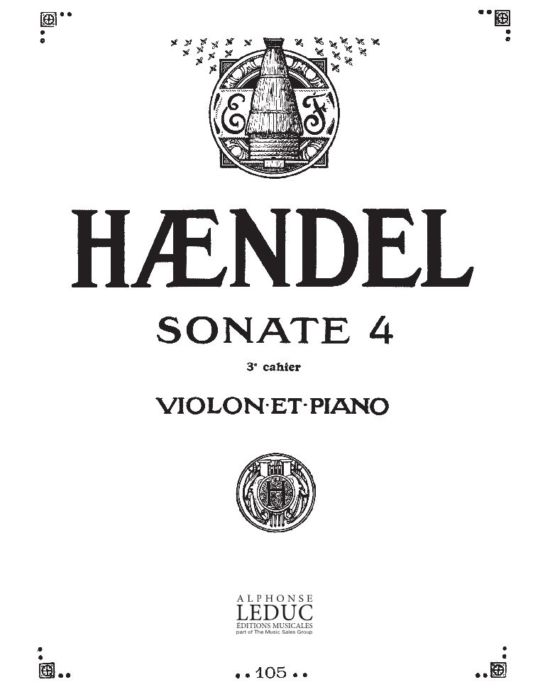 Sonata No. 4, op. 1 no. 13 — 亨德尔