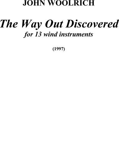 The Way Out Discovered — John Woolrich