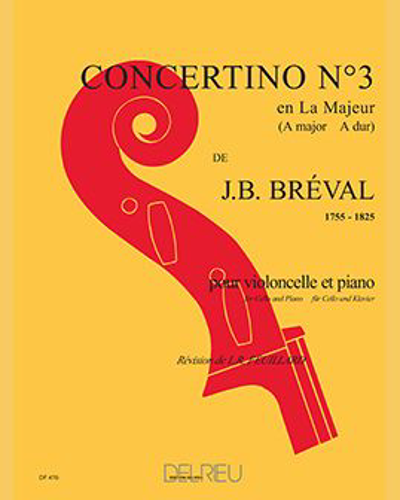 Concertino No. 3 in A major — Jean-Baptiste Bréval