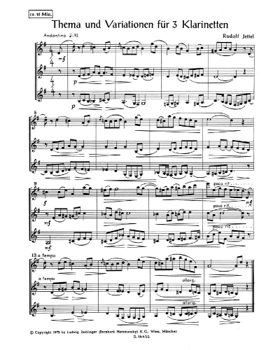 Theme and Variations — Rudolf Jettel
