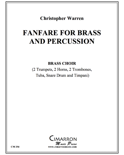 Fanfare for Brass and Percussion — Christopher Warren