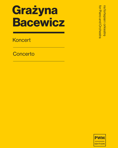 Concerto for Piano and Orchestra — 巴切维奇