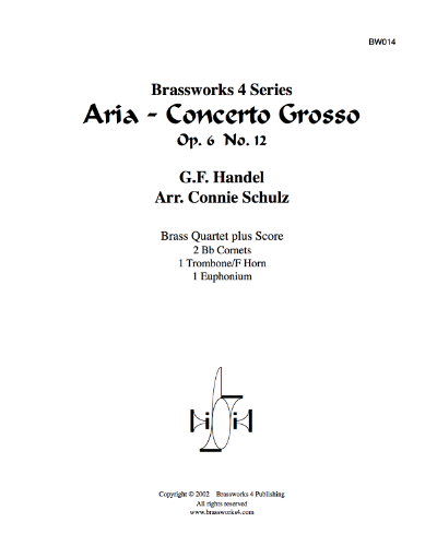 Aria - Concerto Grosso, op. 6 No. 12 — George Frideric Handel