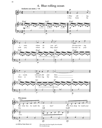 Blue Rolling Ocean (from 'Along Came Man') — Lin Marsh